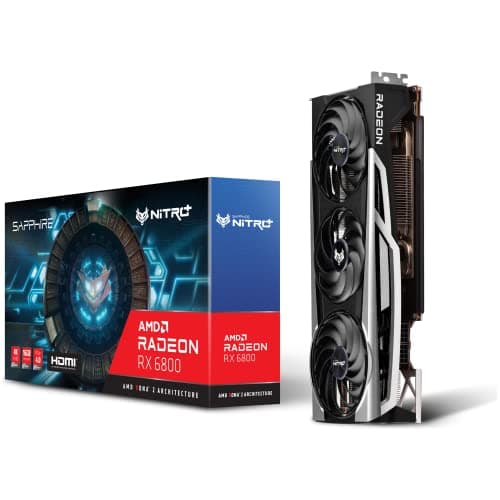 Image of Sapphire Radeon RX 6800 Nitro+ (16GB GDDR6/PCI Express 4.0/1980MHz - 2190MHz/16000MHz)