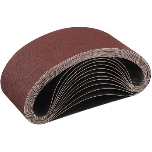 Image of STEBRUAM Sanding Belt 75 x 457 mm,12PCS 100 Grit