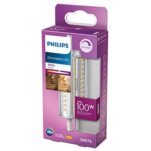 Image of Philips LED Classic Dimmable Light Spot [R7S] 14W - 100W Equivalent, White (3000K)