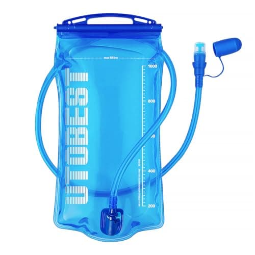 Image of UTOBEST Hydration Bladder, Water Bladder 1L 1.5L 2L 3L, BPA Free, Leak Proof Water Reservoir for Running Cycling Hiking Camping
