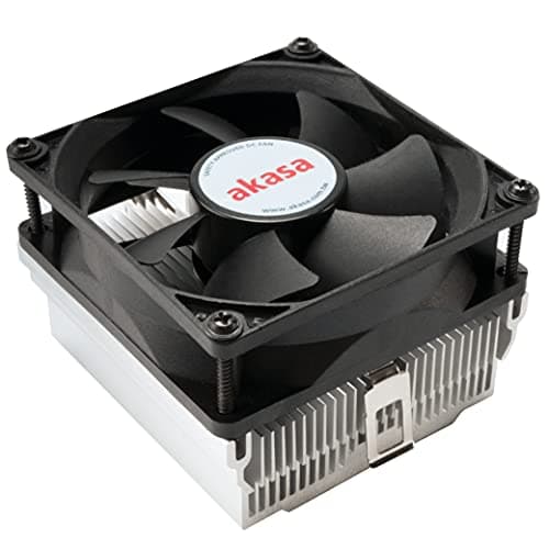 Image of Akasa AK-CC1107EP01 | AMD CPUs Cooler | PWM Case Fan | 95W TDP | 4-pin Connector | Aluminium Heatsink | 80mm | AK-CC1107EP01