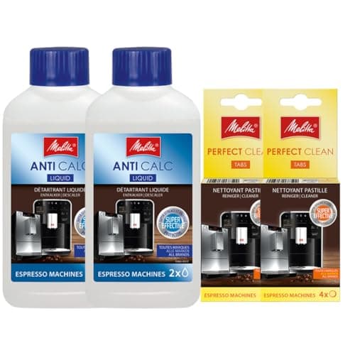 Image of Melitta Descaler Liquid 2x for Coffee Machines With 2 Perfect Clean Tablets 1 x 1.8Gram