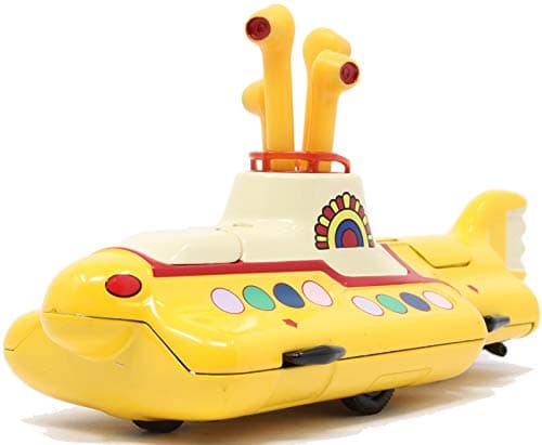 Image of Corgi CC05401 The Beatles - Yellow Submarine, Fit The Box Scale Diecast Model - 5.27 Inches in Length