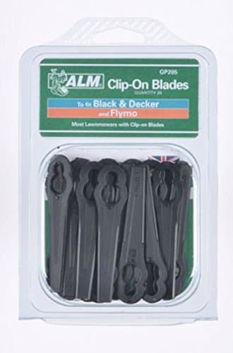 Image of Alm Plastic Blades Compatible With Black & Decker GE700 GR101, GR102, Pack of 20 GP205