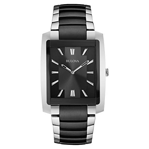 Image of Bulova Unisex Analog Quartz Watch with Stainless Steel Strap 98A117