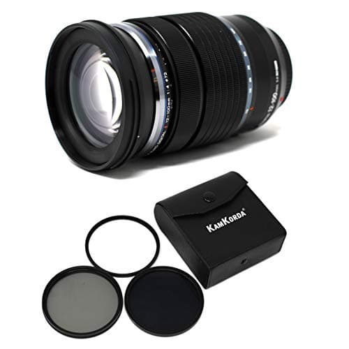 Image of KamKorda Lens Filter Kit 72mm + Olympus M.Zuiko Digital ED 12-100mm f/4.0 IS PRO, Micro Four Thirds System, ZERO Coating and Z Coating Nano, MSC AF System, Manual Focus Clutch + 2 Year Warranty