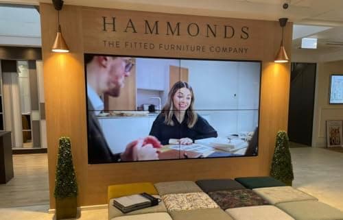 Image of Professional LCD Video Wall Display, 1.8mm Super Narrow Bezel, 500cd/m² IPS Panel, 178° Viewing Angle