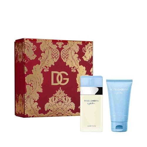 Image of Light Blue by Dolce and Gabbana for Women - 2 Pc Gift Set 1.7oz EDT Spray, 1.7oz Refreshing Body Cream