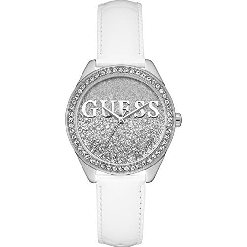 Image of GUESS Women's Analogue Quartz Watch with Leather Bracelet – W0627L4