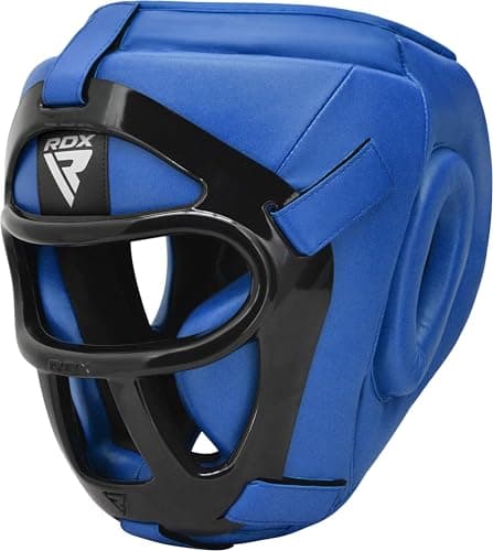 Image of RDX Pro Head Guard Boxing MMA Muay Thai, Removable Grill, Adult & Kids Sparring Grappling Martial Arts Headgear, Kickboxing Taekwondo Karate BJJ Training Helmet, Ear Nose Mouth Full Face Protector