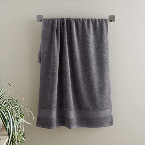 Image of Catherine Lansfield, Charcoal, Bath Towel