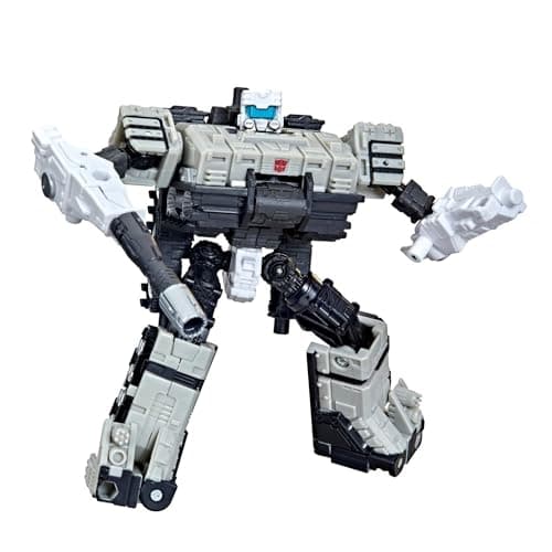 Image of Transformers Toy Generations War for Cybertron: Kingdom Deluxe WFC-K33 Autobot Slammer Figure - Ages 8+ 14cm