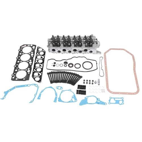 Image of ISINEVER Cylinder Head Gasket Set with Head Bolt Kit Compatible with Mitsubishi Challenger, L200, Pajero, Shogun, 2.5 Td 1996-2007 MD303750, MD348983