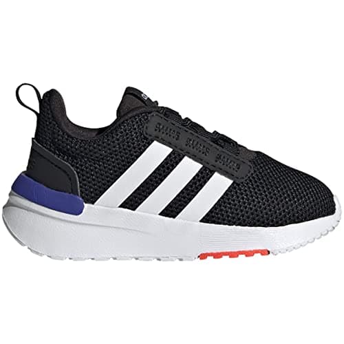 Image of adidas Kids Racer TR21 Running Shoe, Black/White/Sonic Ink, 10 US Unisex Toddler
