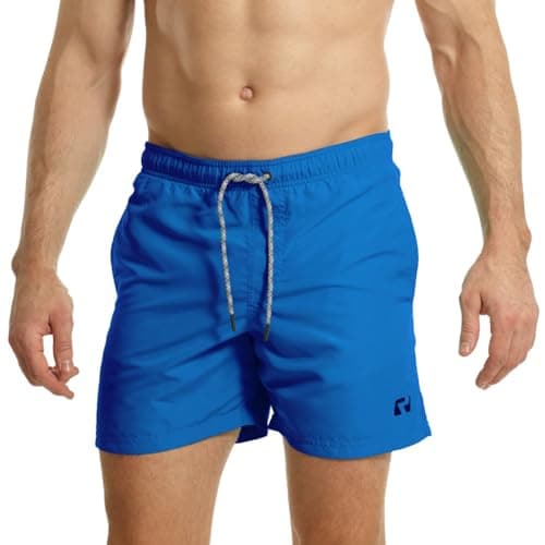 Image of RIPT Men's Essentials Quick Dry UV 50 Sun Protection Swim Shorts Trunks,Royal Blue, M