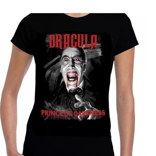 Image of WSH - Dracula Prince of Darkness - Horror Film Fan Merchandise Women's Black T-Shirt