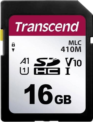 Image of Transcend TS16GSDC410M SD Card 16GB Class 10 UHS-I