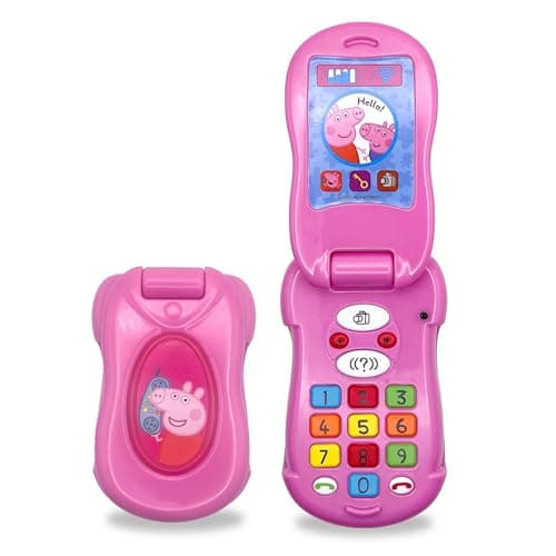 Image of Peppa Pig Flip and Learn Phone - 4 Languages; DK, SE, NO, FI - Lexak for Children 1.5+ Years
