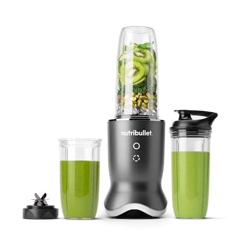 Image of nutribullet Ultra 1200W Personal Blender - Rapid Extractor Blade to Crush Ice & Frozen Fruit - 900ml Cup - Powerful Yet Quiet - Illuminated Interface with 2 Blending Options - Smoothie Maker - Grey