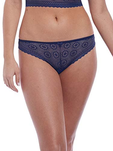 Image of Freya Women's Love Note Cheeky Low Rise Brazilian Thong Panties, Sapphire, XL