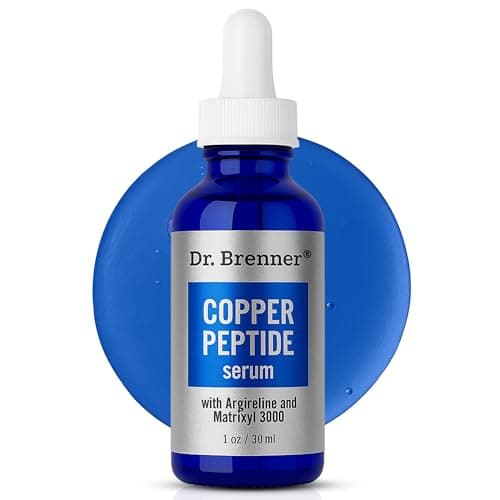 Image of Dr. Brenner Copper Peptide Serum with GHK-Cu peptide, Argireline and Matrixyl 3000 Anti-Aging Moisturizer for Fine Lines and Skin Elasticity