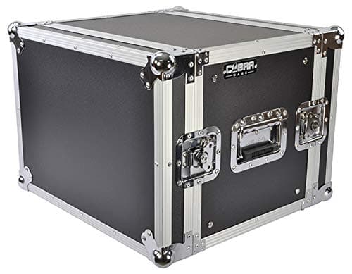 Image of 19" 8U Rack Flight Case 350mm Deep, Strong Ply Construction & Removable Lids