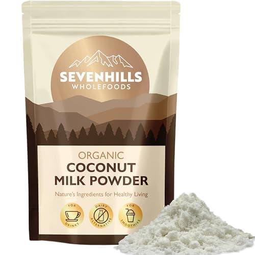 Image of Sevenhills Wholefoods Organic Coconut Milk Powder 400g | Vegan Milk Alternative | Gluten-Free | for Drinking, Cooking and Baking | Ideal for Lattes, curries and sauces