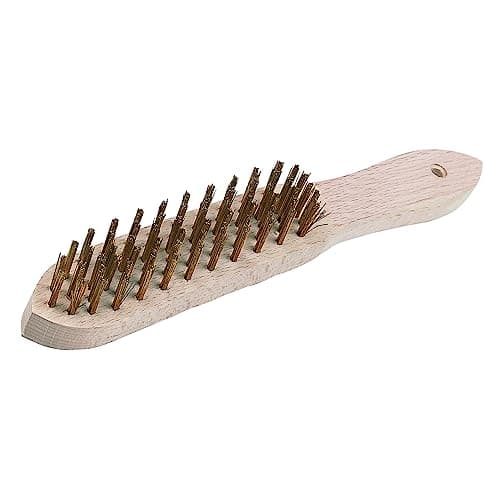 Image of Silverline Brassed Wire Brush 4 Row (PB05)