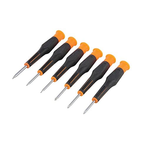 Image of Silverline 633684 Precision Screwdriver Set Phillips and Slotted 105 mm - Pack of 6