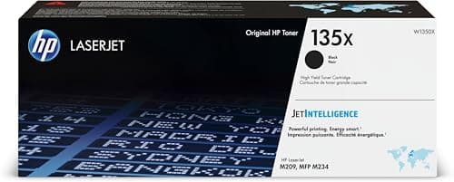 Image of HP W1350X 135X High Yield Original LaserJet Toner Cartridge, Black, Single Pack