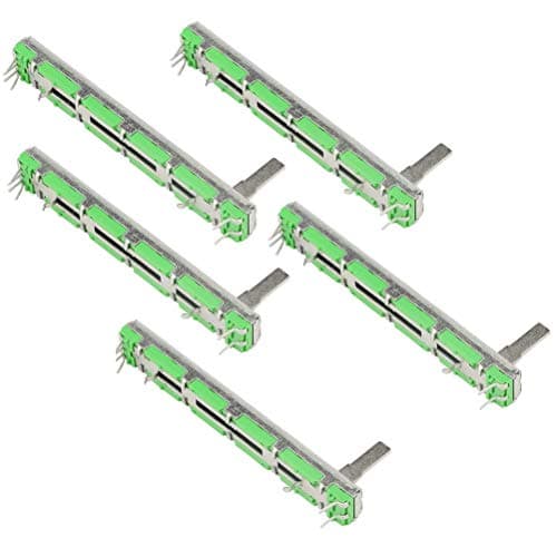 Image of DollaTek 5Pcs 75MM B103 10K Ohm Slide Potentiometer Double Linear 10K Electronic Potentiometer