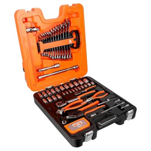 Image of Bahco S81MIX Socket & Plier Set, 1/2" and 1/4" Drive, 81 Pieces