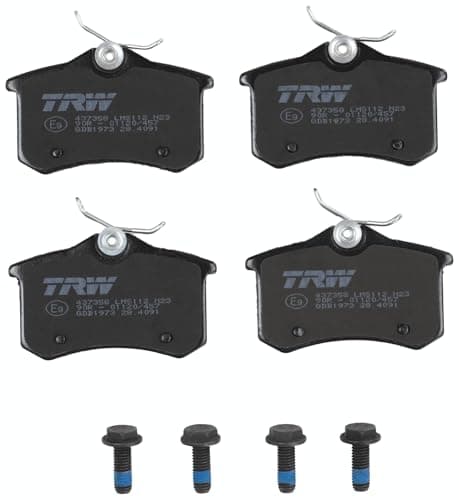 Image of TRW GDB1973 Brake Pad Set of 4 for Peugeot 208 I (CA_, CC_) 2012-2021 Rear Axle and other vehicles