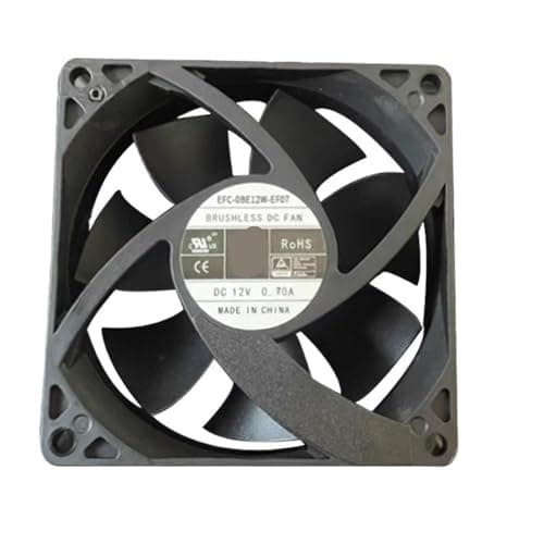 Image of FSBNMNXPQ 8025 fan 80mm 80 * 80 * 25mm EFC-08E12W-EF07 DC12V 0.7A cooling fan(3wire with deteciton)