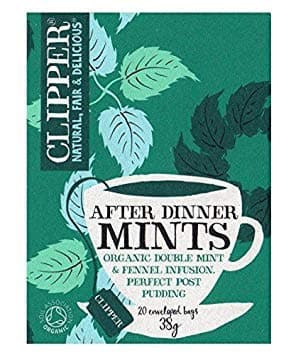 Image of Clipper - After Dinner Mints - Double Mint & Fennel - 20 Bags x 6