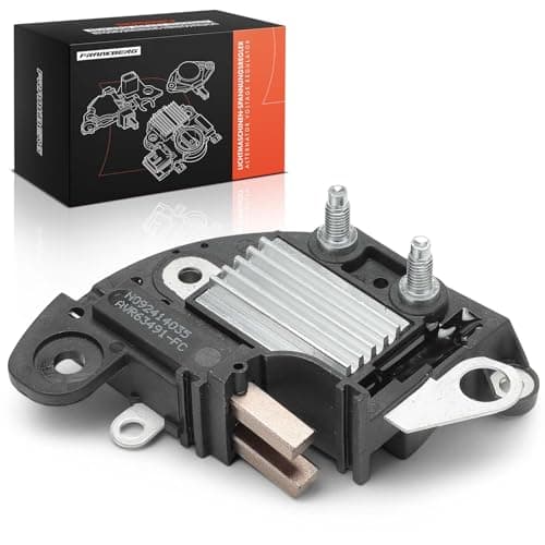 Image of Frankberg Alternator Voltage Regulator Car Generator with Short-Circuit Protection Compatible with C2 C3 C4 Saxo Xsara 106 206 306 307 Partner Combispace Replace# 85563491