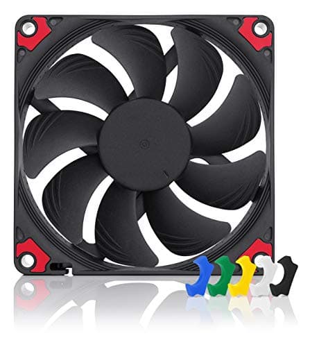 Image of Noctua NF-A9x14 HS-PWM chromax.black.swap, Premium Quiet Slim Fan, 4-Pin (92x14mm, Black)