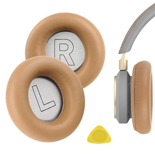 Image of Geekria Replacement Ear Pads for Bang & Olufsen Beoplay H9, H7 (Not Compatible with H9 3rd Gen, h9i) Headphones Ear Cushions, Repair Parts (Brown)