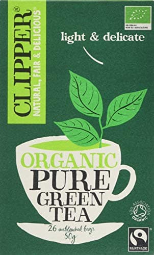 Image of Clipper Fairtrade Organic Green 25 Teabags (Pack of 6, Total 150 Teabags)