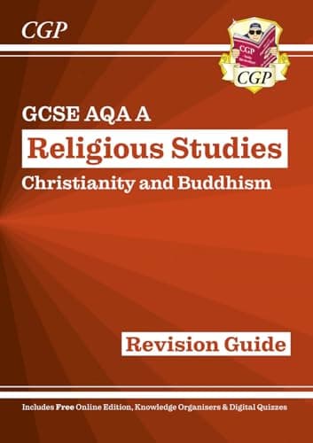 Image of GCSE Religious Studies: AQA A Christianity & Buddhism Revision Guide (with Online Extras): perfect for the 2026 and 2027 exams (CGP AQA A GCSE RS)