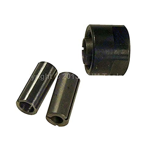 Image of KATSU Electric Cordless Router Collet Chuck Reducer 1/2" to 1/4" and 3/8" Compatible with Makita and Merry Router Replacement Spare Parts SP10035015