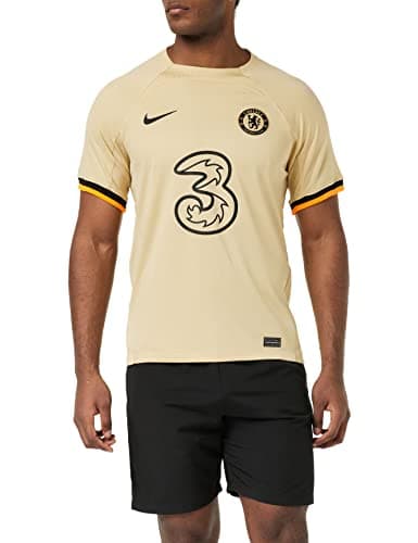 Image of Chelsea DN2712 Season 2022/23 Official Third T-Shirt Men's Sesame/Black XXL