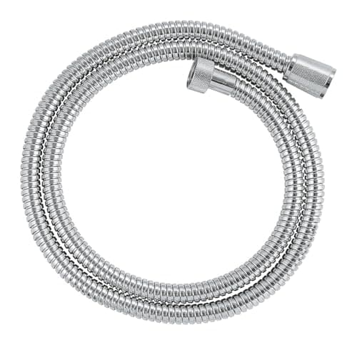 Image of GROHE VitalioFlex Metal Long-Life - Shower Hose 1.25 m, (Tensile Strength 75 kg, Pressure Resistance Up to 16 Bar, Heat Resistance 75°C, Universal Connection G 1/2'' x 1/2''), Chrome, 22106000