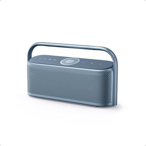 Image of Soundcore Motion X600 from Anker Portable Wireless Speaker with Surround Hi-Fi Audio, 50W Power, IPX7 Waterproof, Pro EQ, 12h Playback and Built-in Grip (Blue)