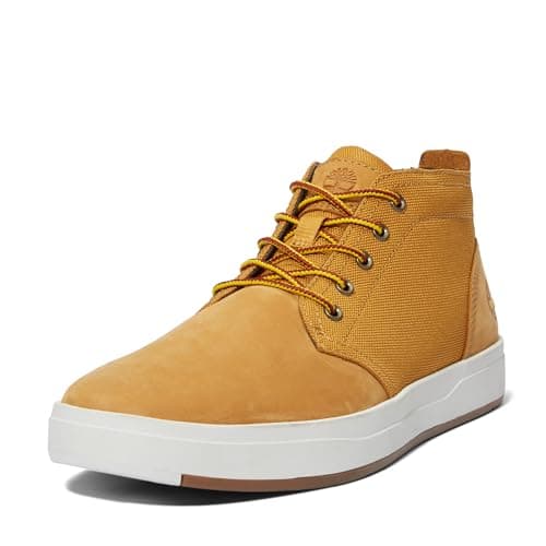 Image of Timberland Men's Davis Square Chukka Sneaker Boots, wheat, 8 UK