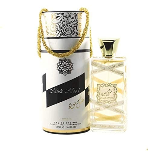 Image of Perfume Musk Mood 100ml, Unisex Eau de Parfum Arabic Oud Oriental Perfume Woman Attar Men Musk NOTES: Citrus, Fruity notes, Vanilla, White Musk, and Sandalwood