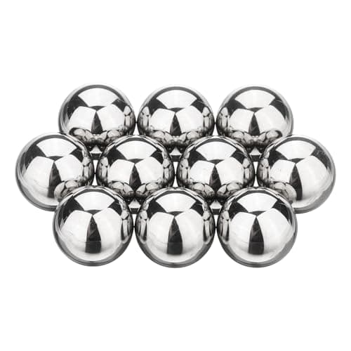 Image of sourcing map 10Pcs 15mm Bearing Balls, 440C Stainless Steel, G10 Precision Balls for Bearings Bicycles Casters Automotive Part and DIY, (Mirror Polished)