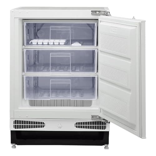 Image of Statesman BU160FZ4E Integrated Under Counter Freezer 96 Litre, 3 Large Storage Drawers, Reversible Door, 60 cm Wide, White