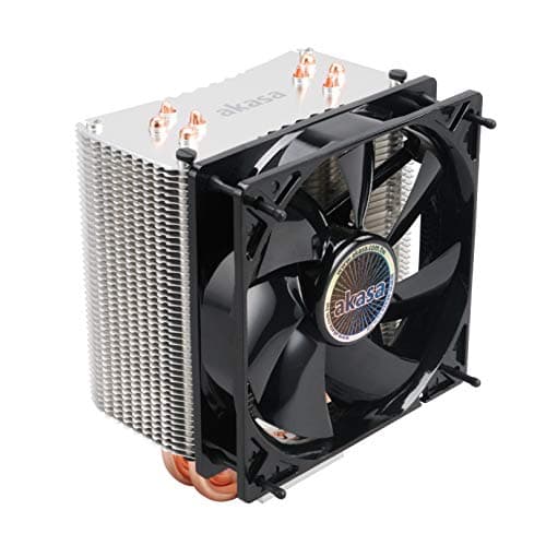 Image of Akasa Nero 3 | Premier CPU Cooler | Low Noise Cooler | Silent PWM Fan | Aluminium Heatsink | Copper Heatpipes | 150W TDP | 120mm Fan | AK-CC4007EP02 | Intel LGA1150, LGA1151, LGA1200, AMD AM4 etc.