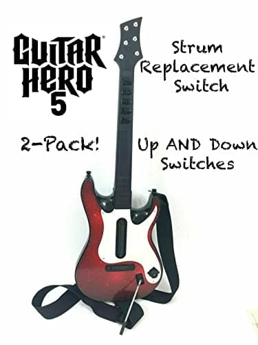 Image of 2 Pack Guitar Hero Repair Replacement Strum Switch | GH 5 Les Paul | PS3 XBOX 360 WII